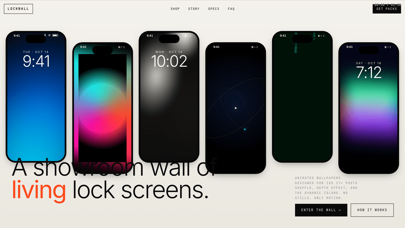 Screensavers — LOCKWALL preview