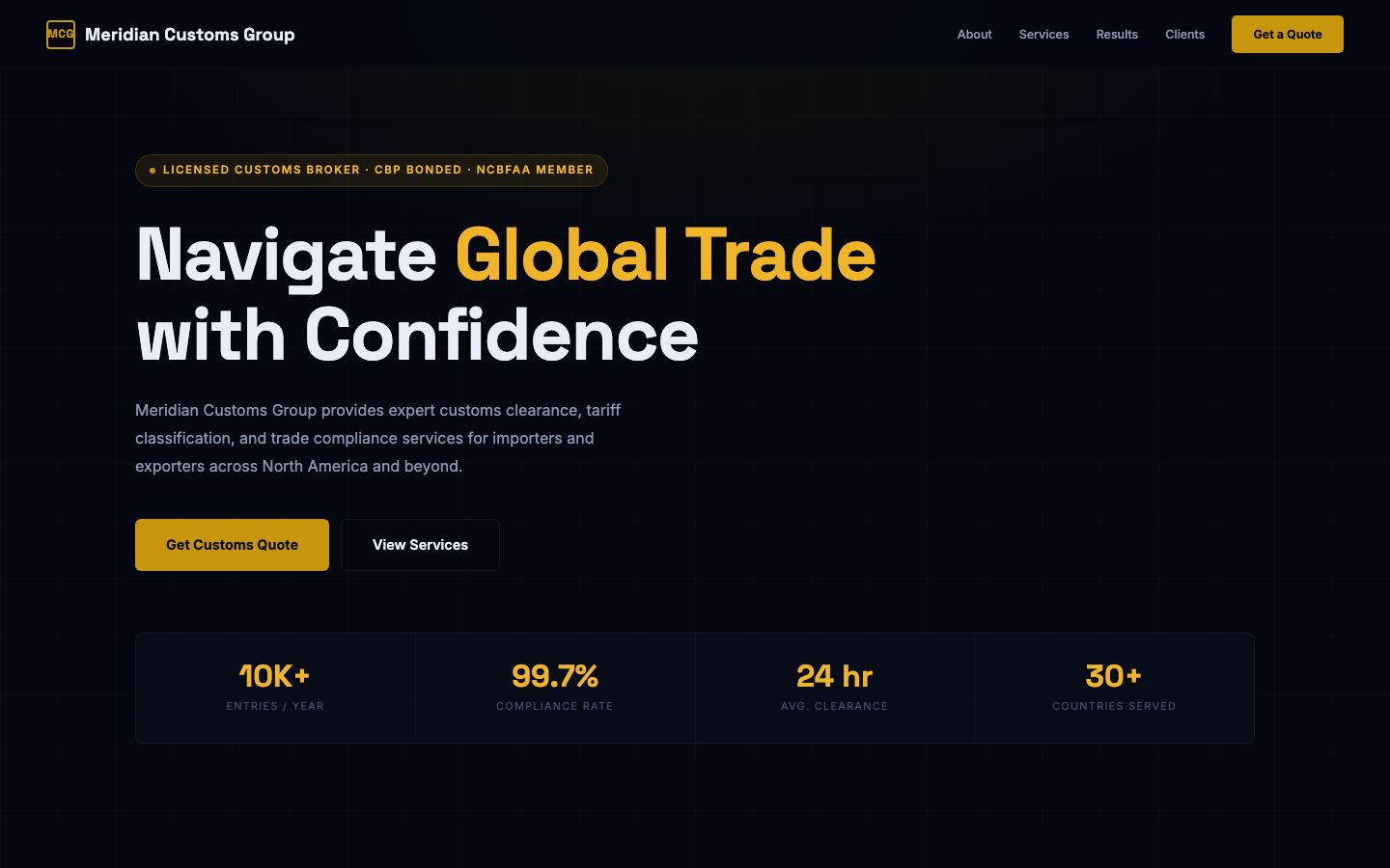 Meridian Customs Group