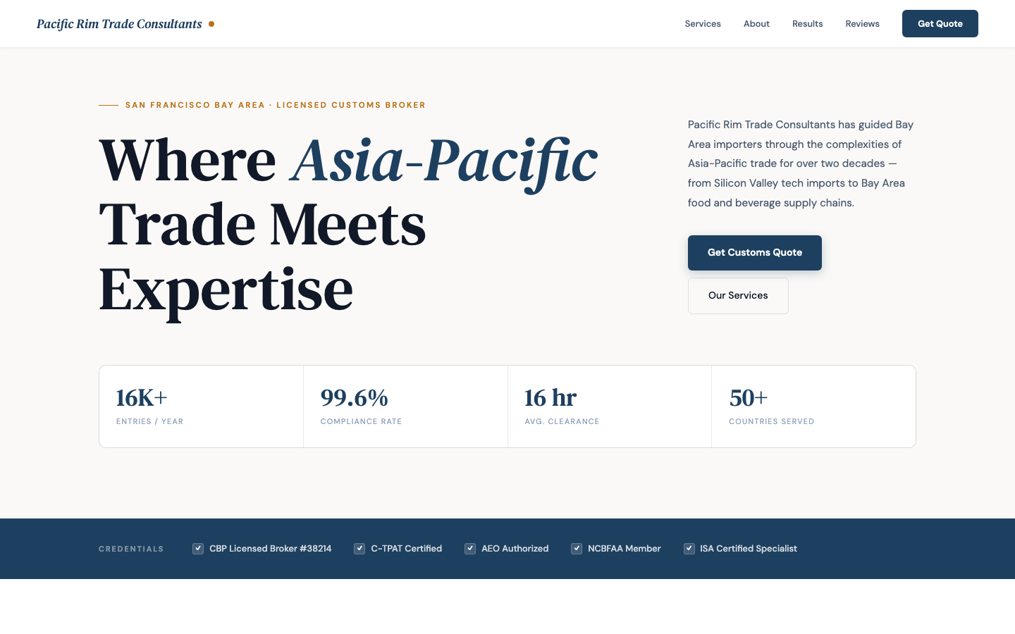 Pacific Rim Trade Consultants