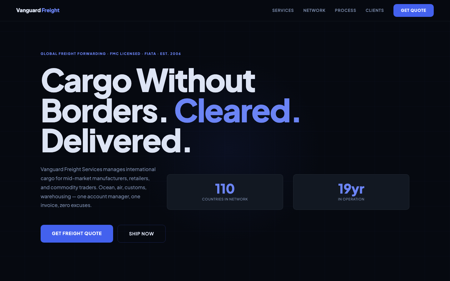 Vanguard Freight Services