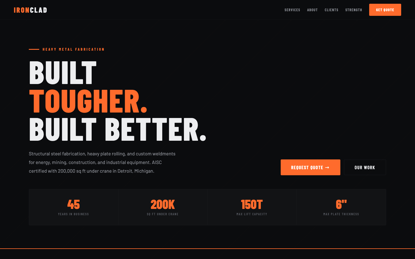 Ironclad Fabrication — Heavy Metal Fabrication & Structural Steel