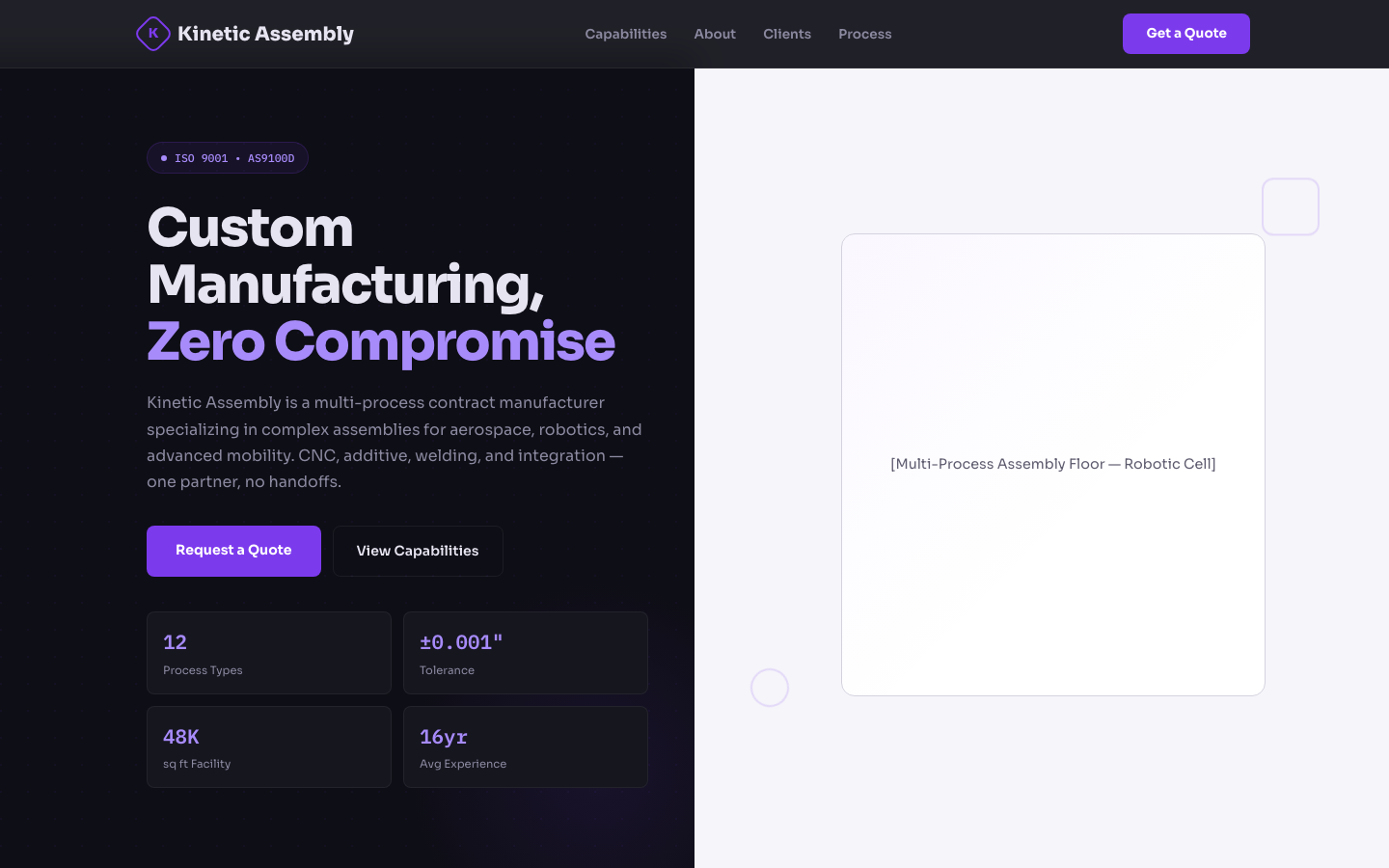 Kinetic Assembly — Custom Manufacturing & Prototyping