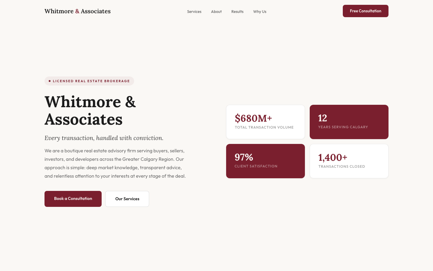 Whitmore — Whitmore & Associates Real Estate