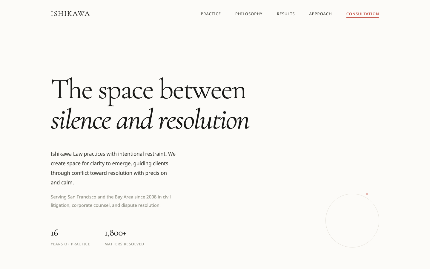 Japanese Minimalism — Ma Space Law