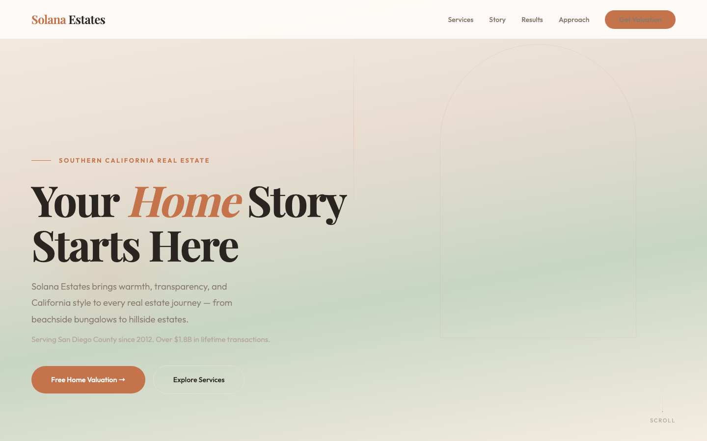 Solana Estates — California Modern Full-Bleed