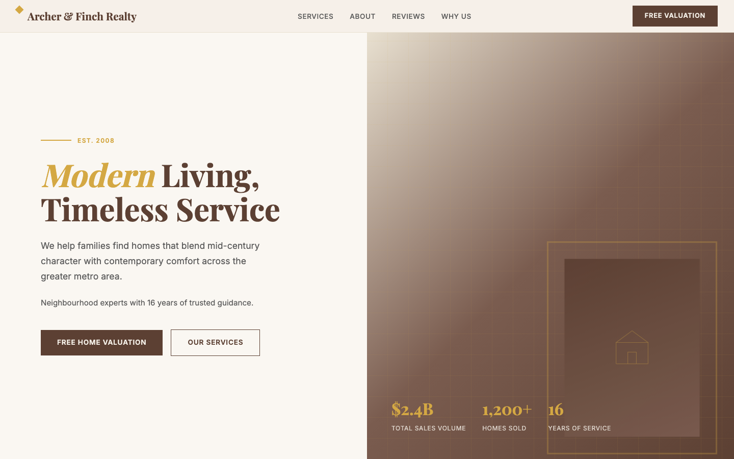 Mid-Century Modern Real Estate