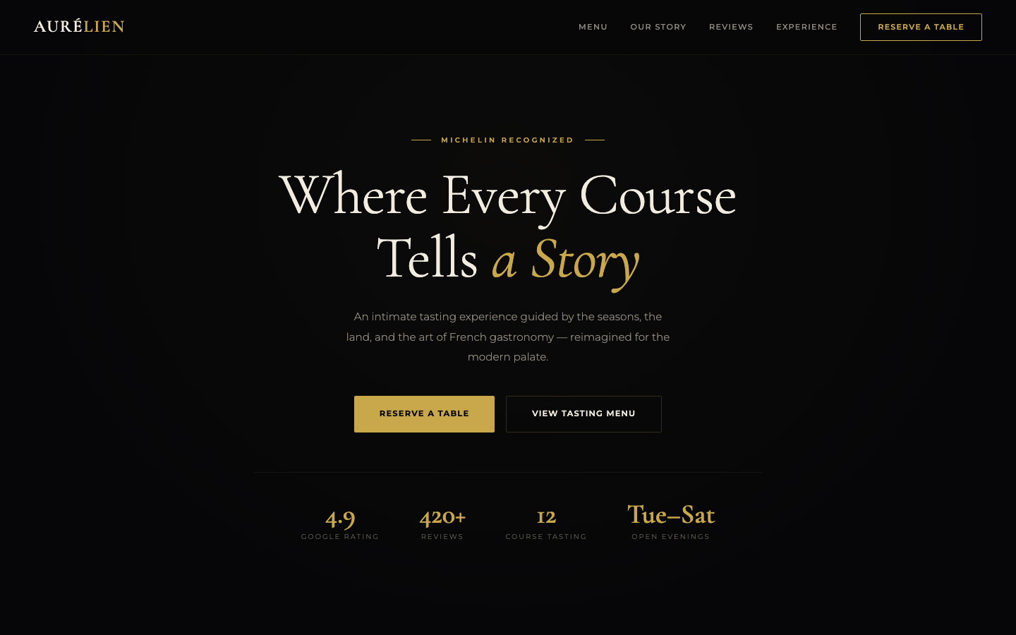 Aurélien — Fine Dining