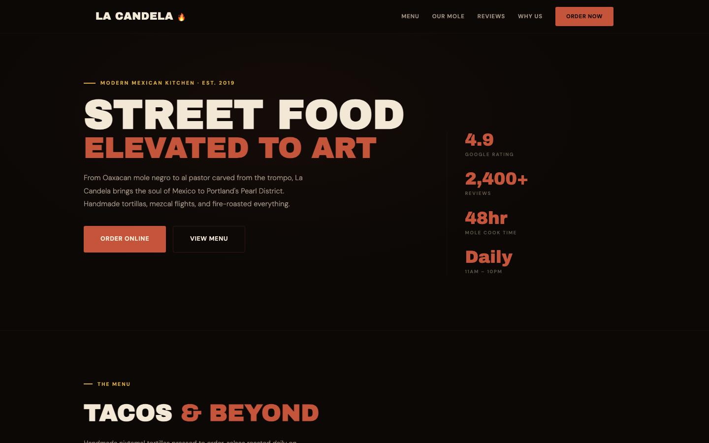 La Candela — Modern Mexican Kitchen