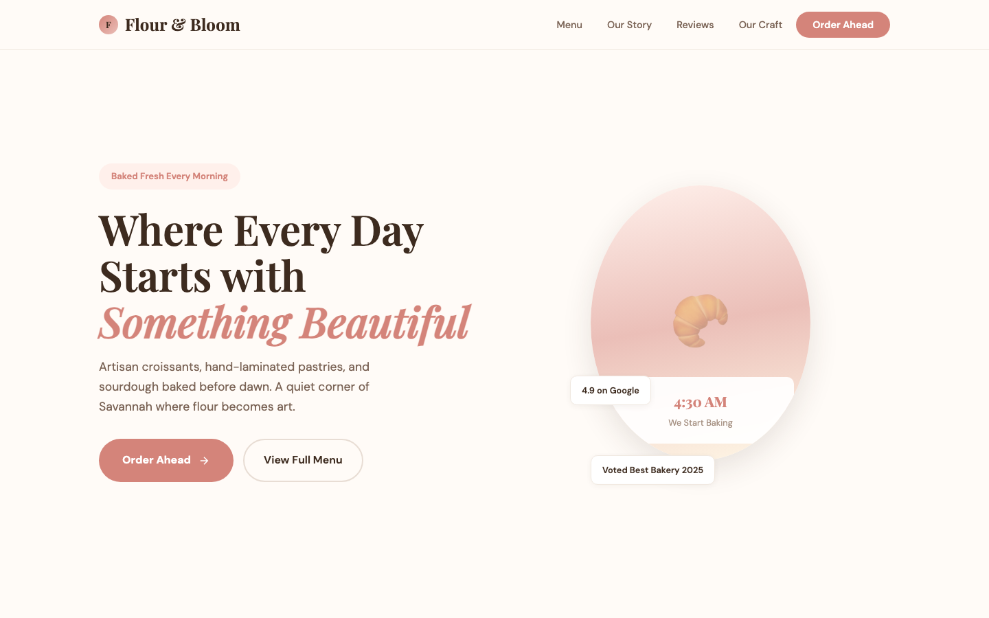 Flour & Bloom — Artisan Bakery & Patisserie