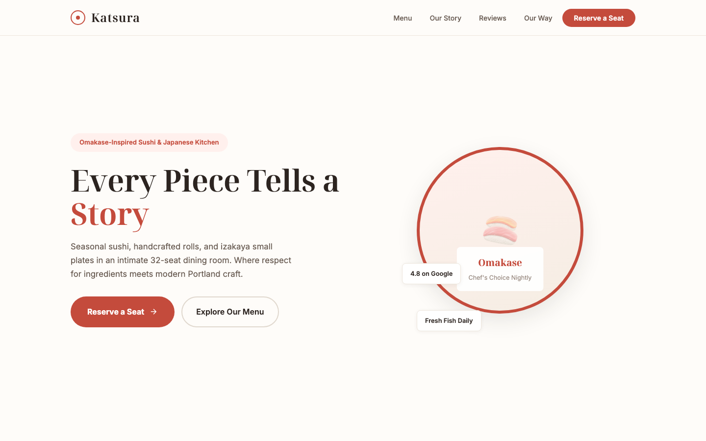 Katsura — Japanese Kitchen & Sushi Bar