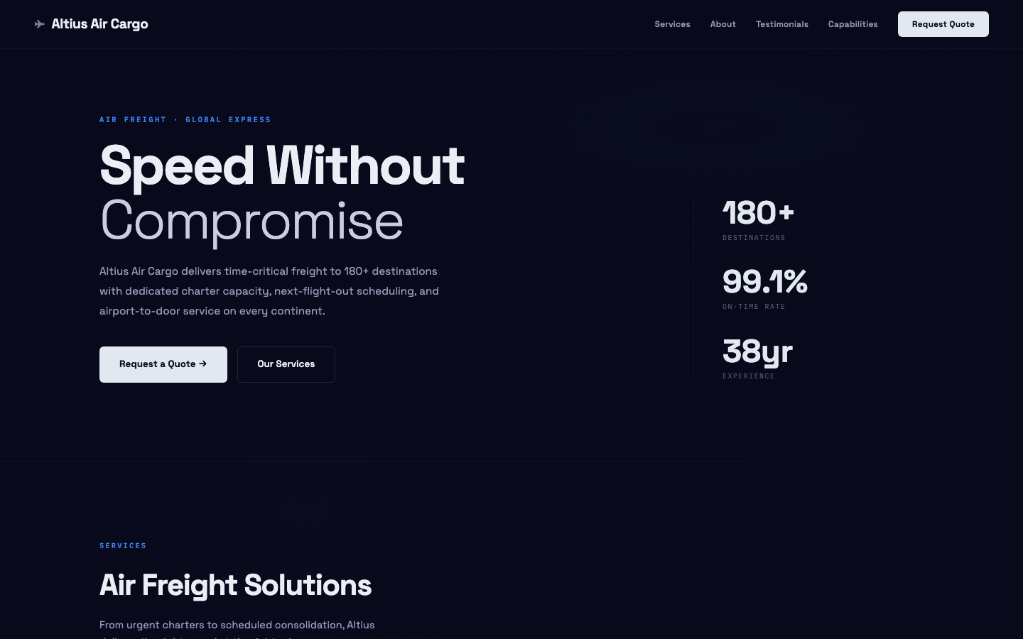 Altius Air Cargo — Midnight Aviation