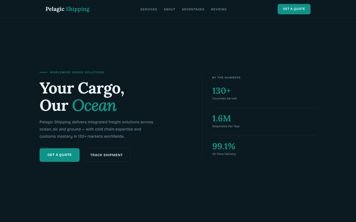 Pelagic Shipping — Worldwide Cargo Solutions