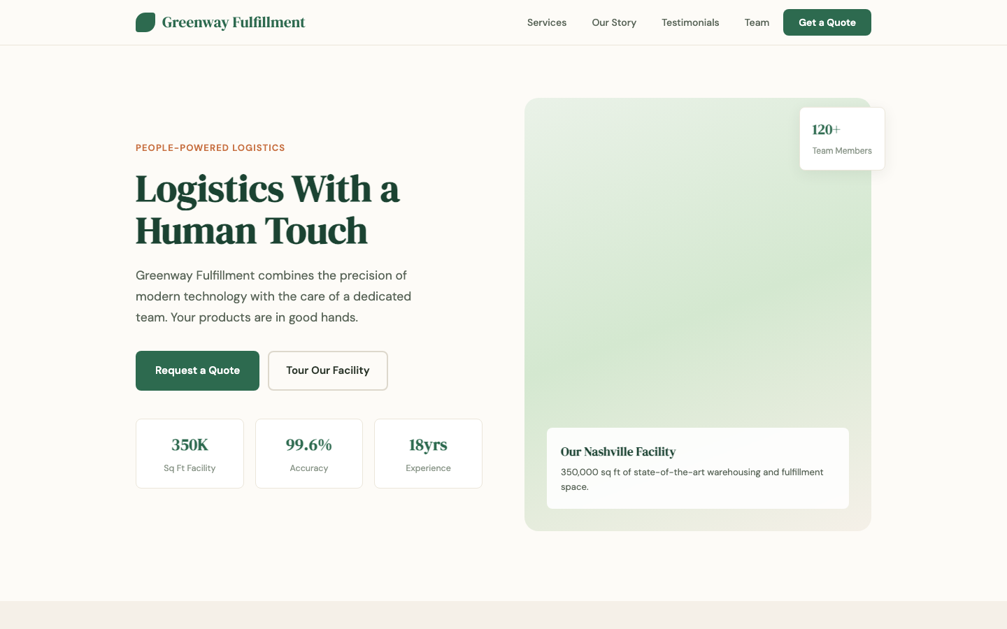 Greenway Fulfillment — People-Powered Logistics