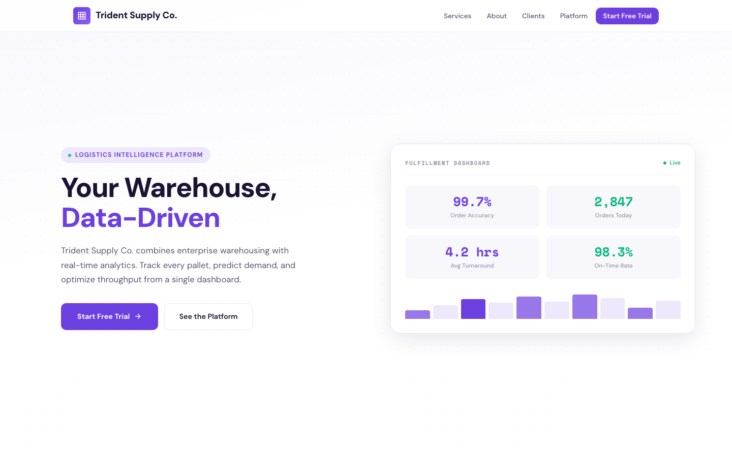 Trident Supply Co. — Intelligent Logistics Platform