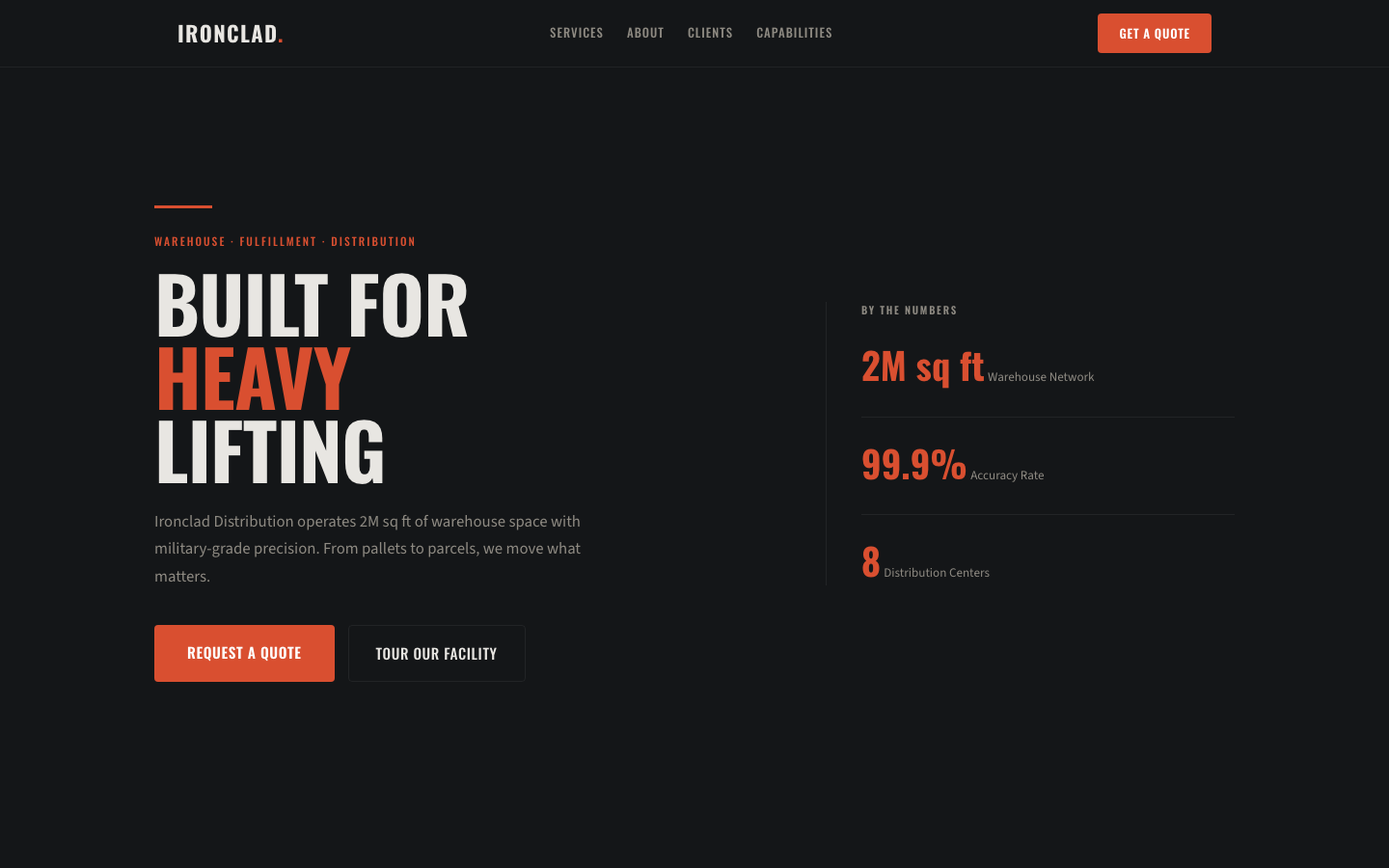 Ironclad Distribution — Warehouse & 3PL